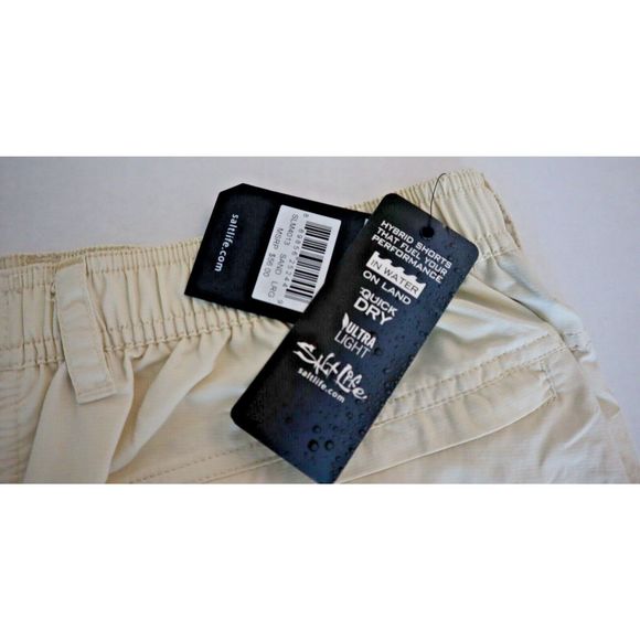 Salt Life SLM4013 Men's Size Large Sand Topwater 6" Hybrid Board Shorts $56 - Picture 6 of 10